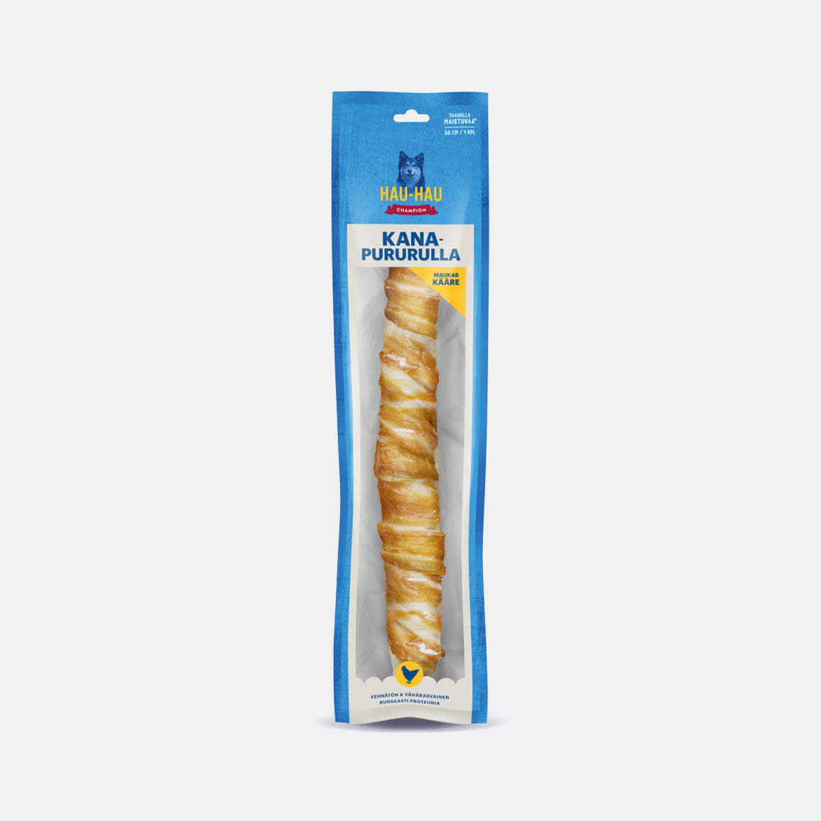 Hau-Hau Champion Kanapururulla 38 cm koiran puruluu 175 g pakkauskuva