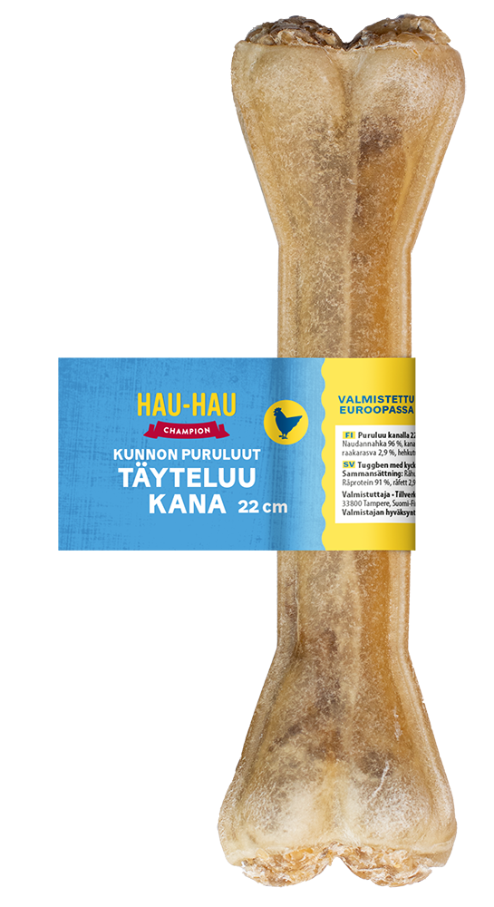 Täyteluu kana koiran puruluu