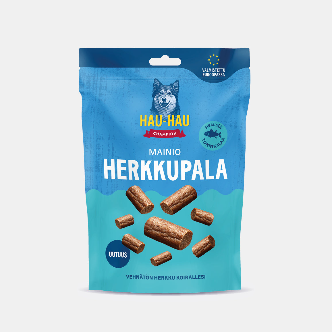 Hau-Hau Champion Mainio Herkkupala Tonnikalaa koiran herkku 100 g pakkauskuva